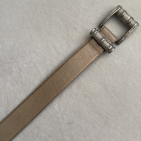 {VTG} Carlisle | Leather Belt Karen Callan Metal Buckle 1613 (M) - Picture 8 of 16